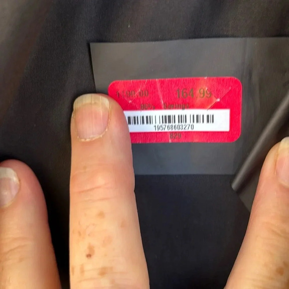 YSL EUC Yves Saint Laurent Rive Gauche Dark Purple Raw Hem Silk Blouse EU 36 - Picture 6 of 7